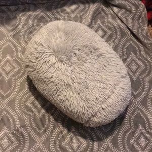 Gray pillow